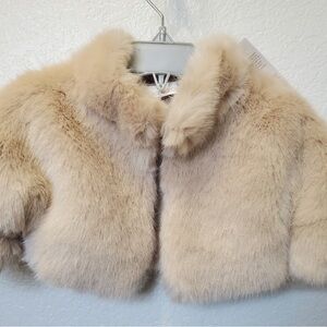 fur coat from Barneys made in Spain size 2